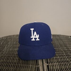 New Era Los Angeles Cap in Royal Blue with White Logo